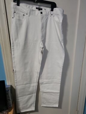 Micheal Kors White Men’s Jeans - Modern Straight Fit